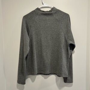 Raglan mock neck top